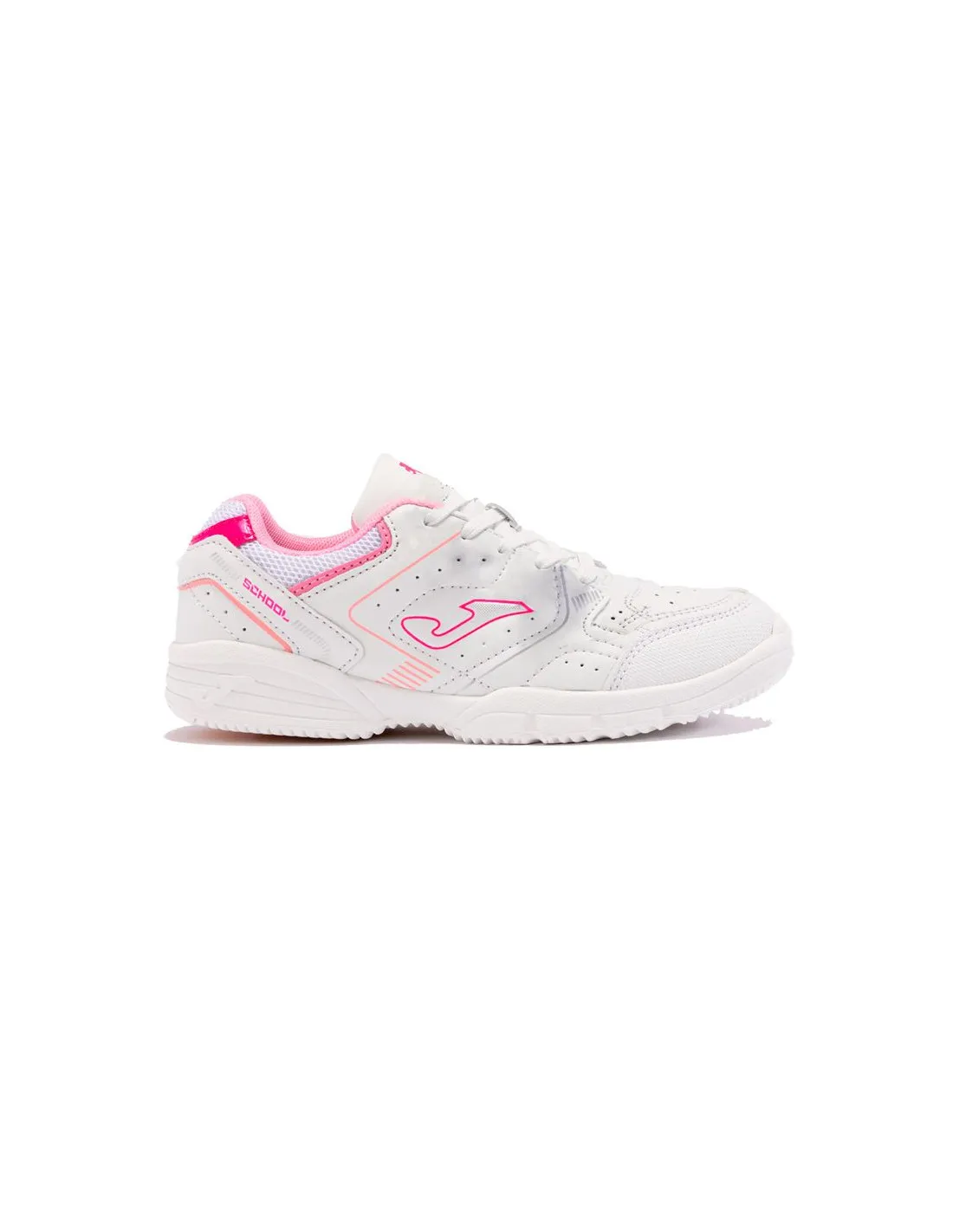 Zapatillas Joma School 2410 Blanco/Rosa