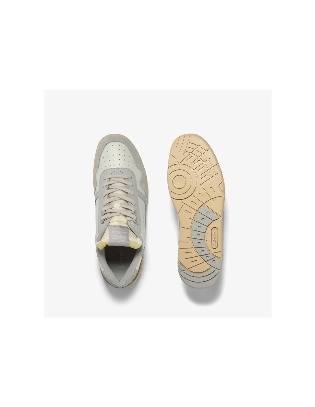 ZAPATILLAS LACOSTE TCLIP LEATHER TONAL BLANCO HOMBRE