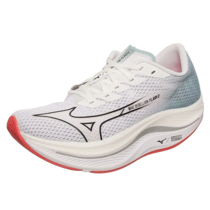 Zapatillas Mizuno Zapatilla Wave Rebellion Flash WOS (Blanco/Negro/Niebla Gris) Mujer