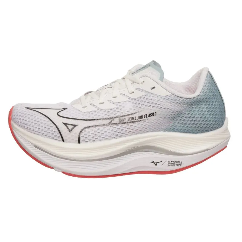 Zapatillas Mizuno Zapatilla Wave Rebellion Flash WOS (Blanco/Negro/Niebla Gris) Mujer