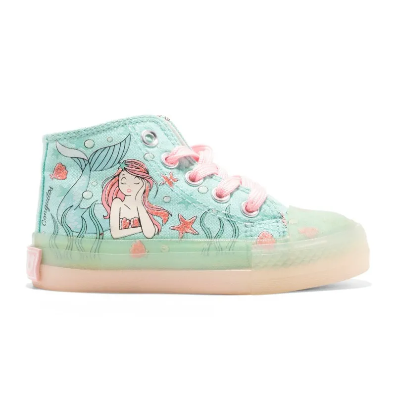 Zapatillas niñas lona Conguitos