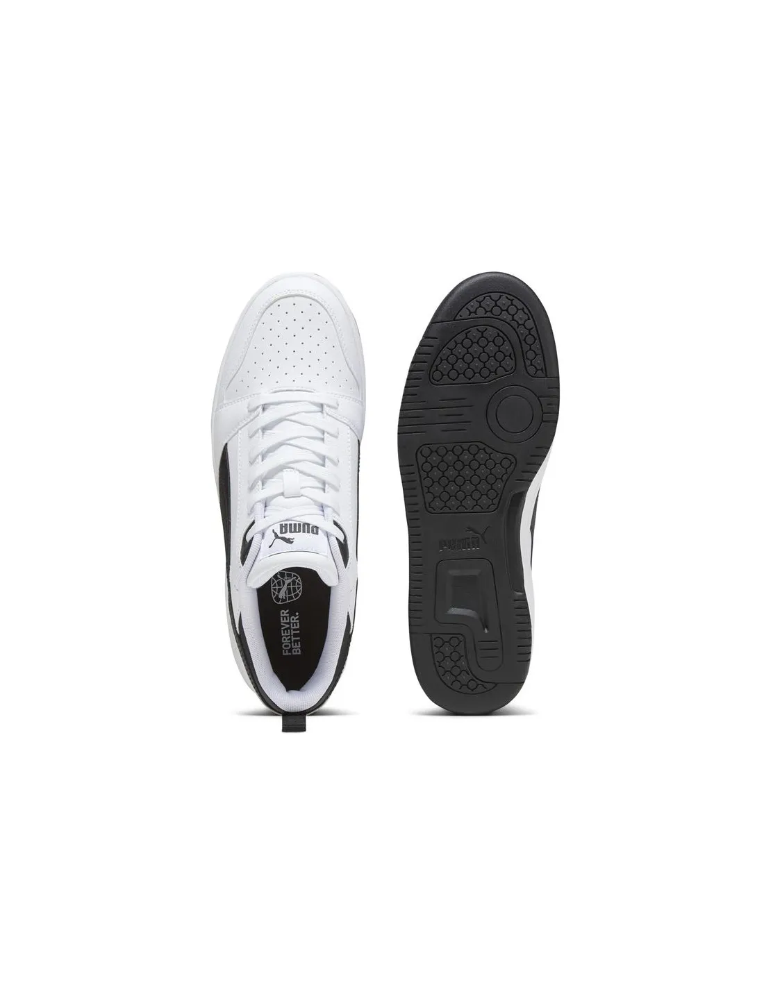 Zapatillas Puma Rebound V6 Low Hombre Blanco