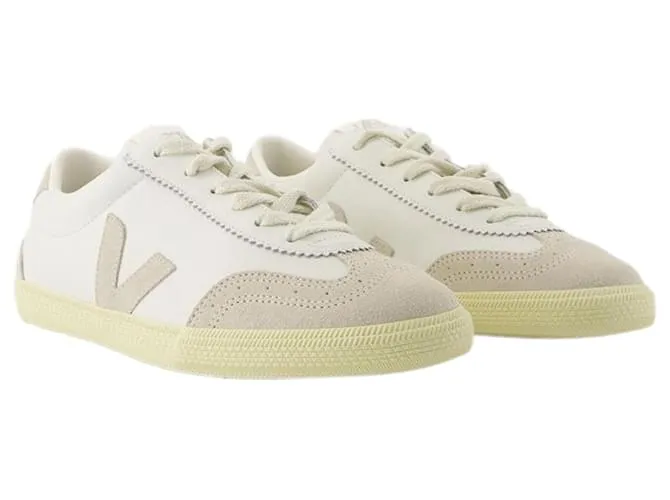ZAPATILLAS VOLLEY  VEJA  CUERO  BLANCO NATURAL 