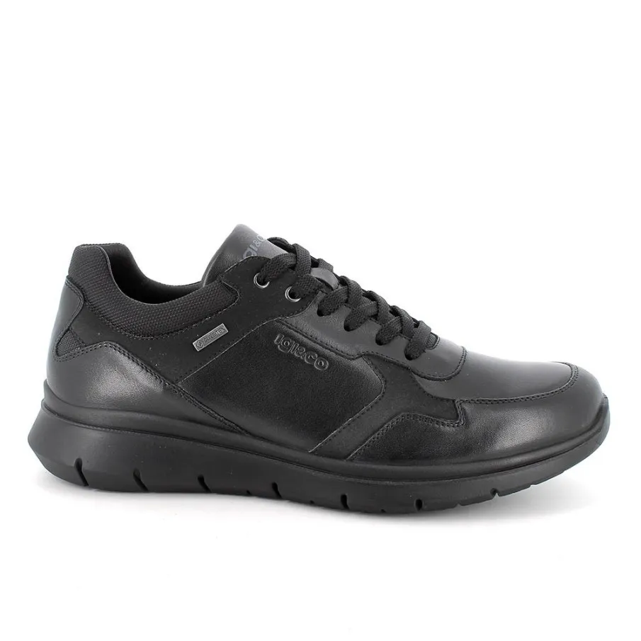 ZAPATO IGI&CO HOMBRE SPORT PIEL NEGRO