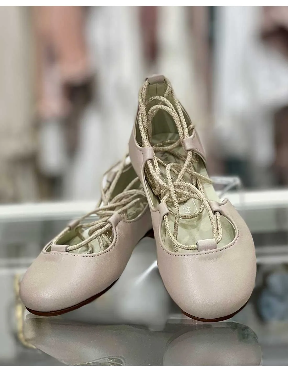 Zapato Niña Ceremonia y Comunión María Catalán Rosa