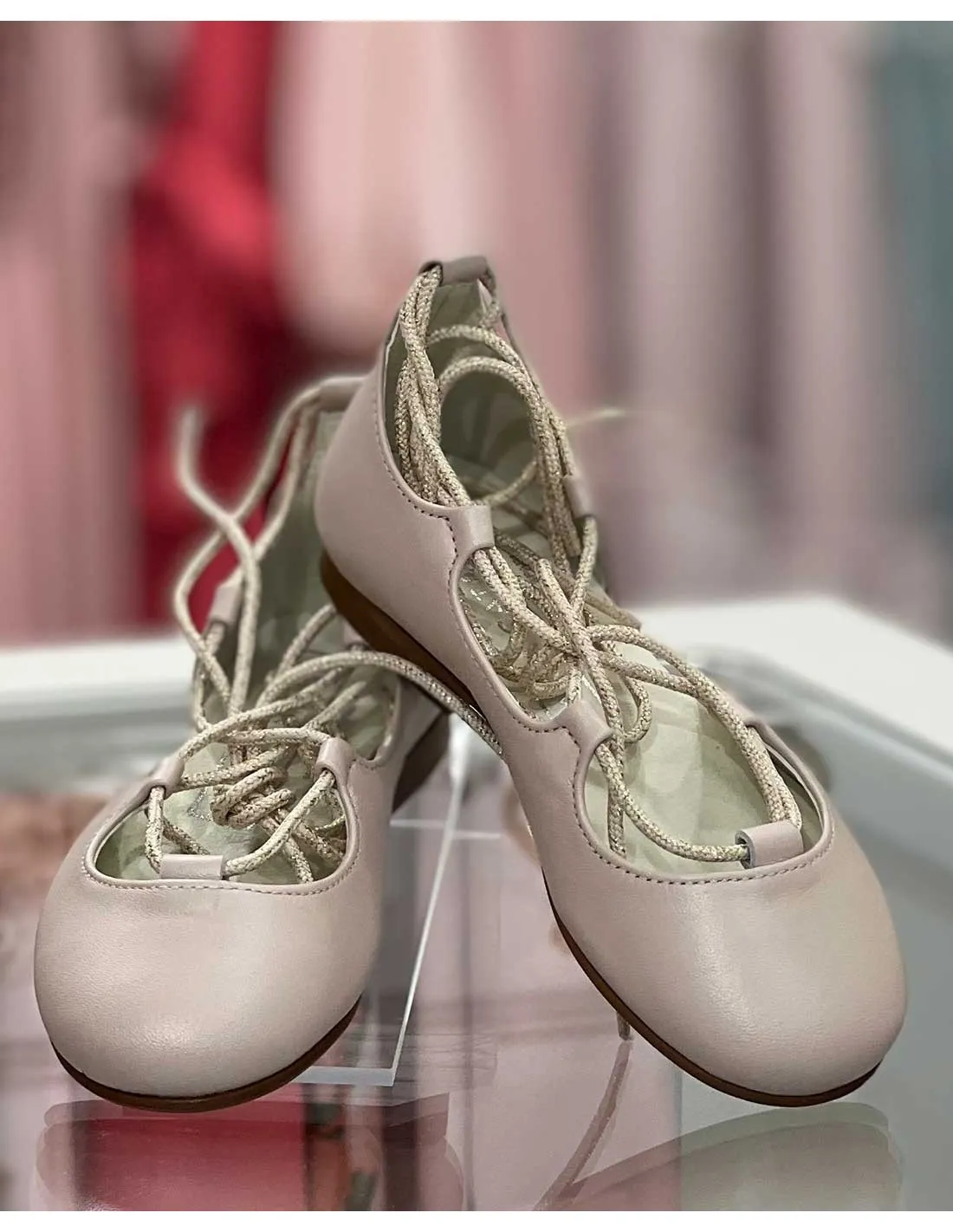 Zapato Niña Ceremonia y Comunión María Catalán Rosa