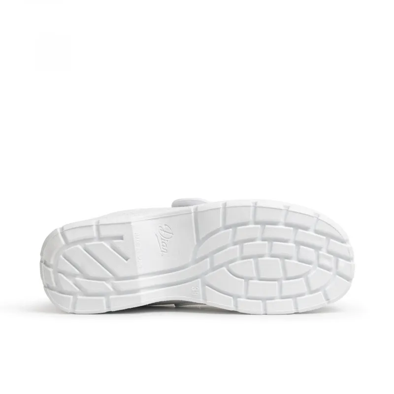 ZAPATO SANITARIO BLANCO PERFORADO CON VELCRO 1807 LM  DIAN