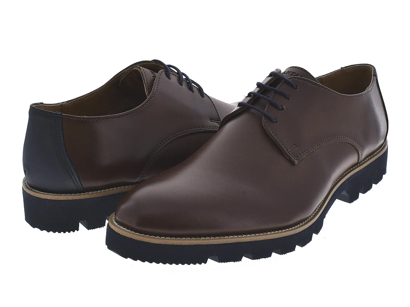Zapatos Brantano 10750 Cafe Para Hombre