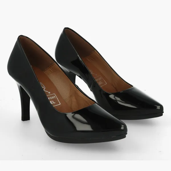 ZAPATOS FIESTA SUPER COMODOS de CHAROL MOD. BRILLANCE NEGRO