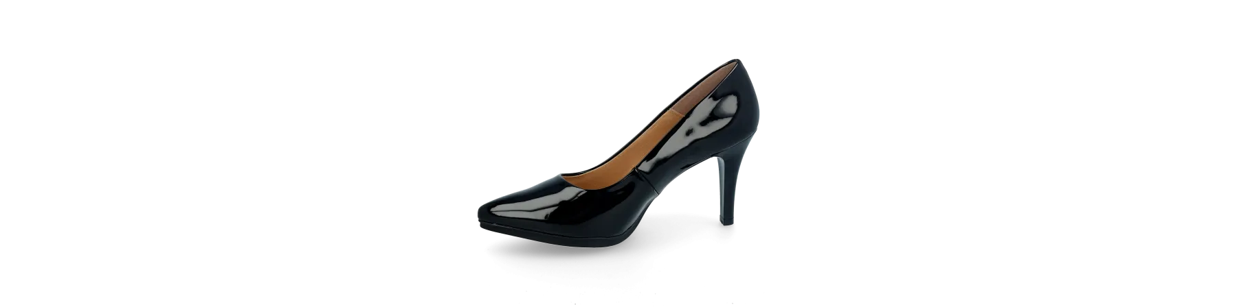ZAPATOS FIESTA SUPER COMODOS de CHAROL MOD. BRILLANCE NEGRO