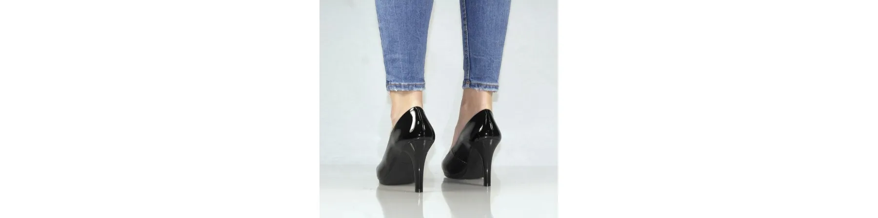 ZAPATOS FIESTA SUPER COMODOS de CHAROL MOD. BRILLANCE NEGRO