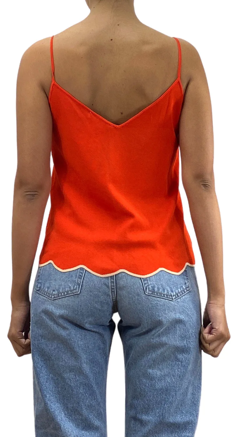 ZARA Top Naranjo